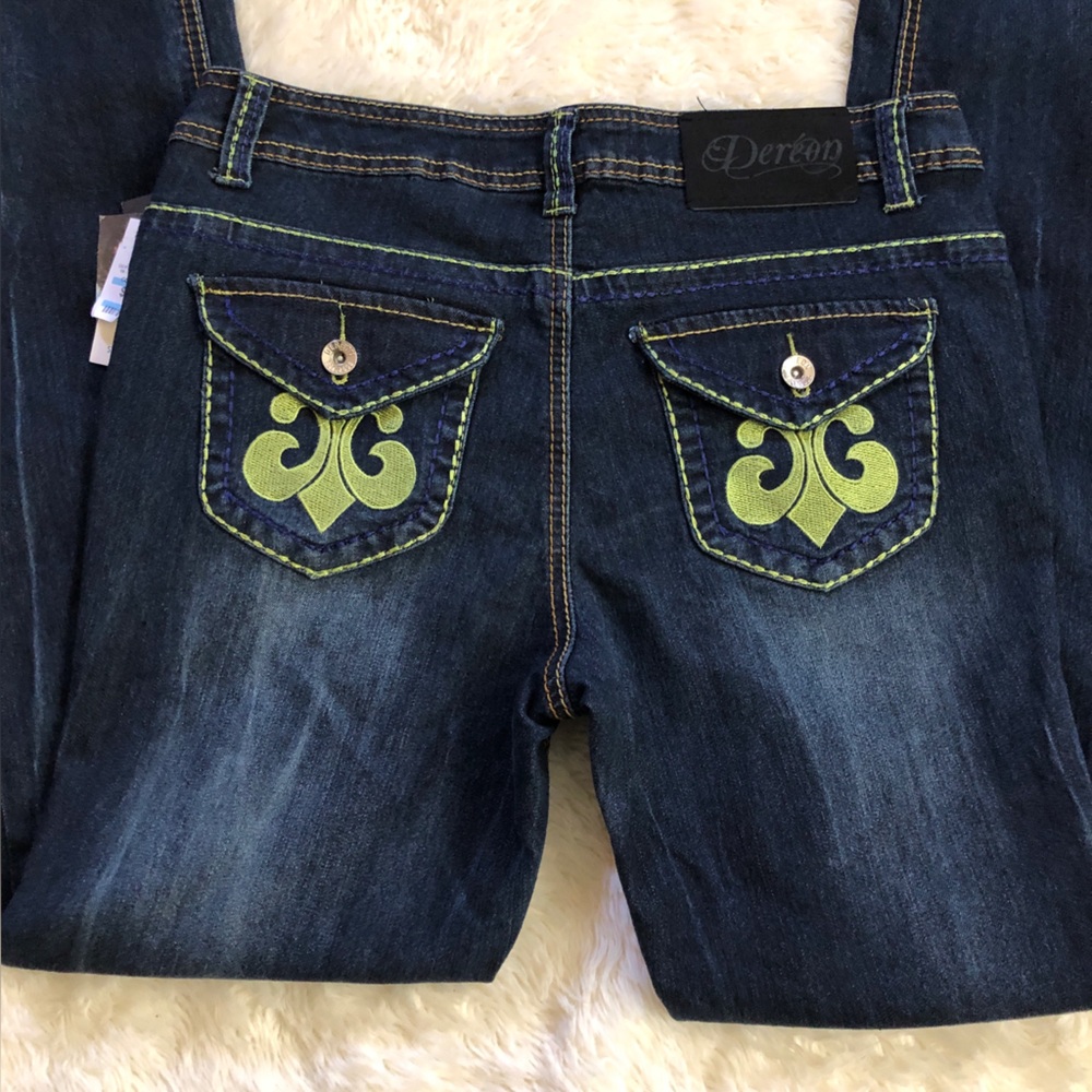 Dereon Dark Blue Skinny Jeans